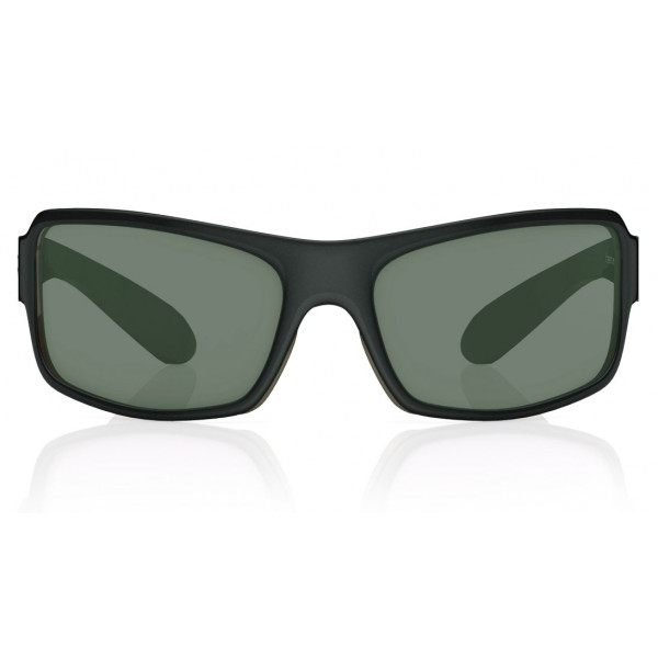 Black Wraparound Men Sunglasses (P117BK2|62) 
